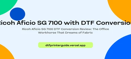 Ricoh Aficio SG 7100 DTF